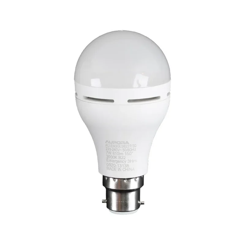 aurora 6 hour backup led emergency bulb b22 7w 810lm ctc