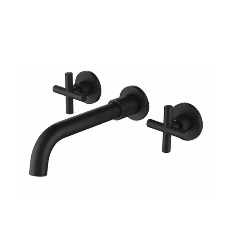 blackened brass mixer tap with trendy spout