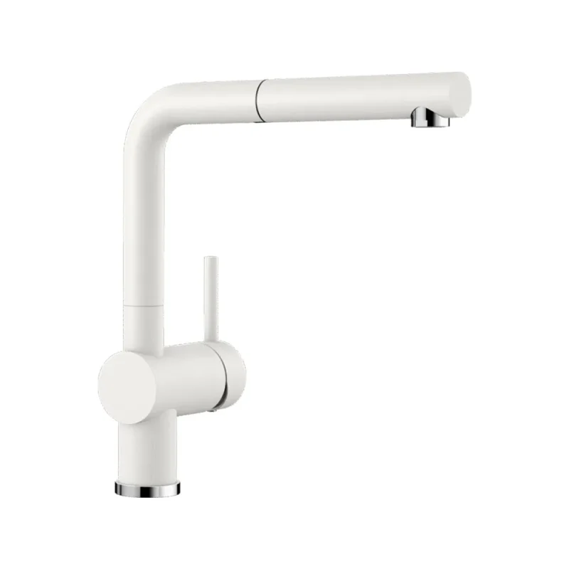 blanco linus s white silgranit sink mixer durable stylish