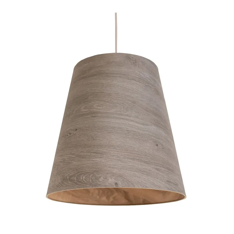 contempo oak narrow pendant light