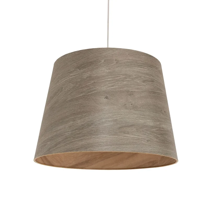 contempo oak pendant light modern design