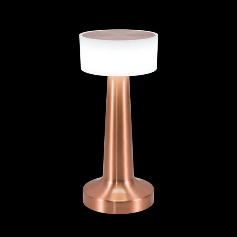 copper rechargeable table lamp k light beacon