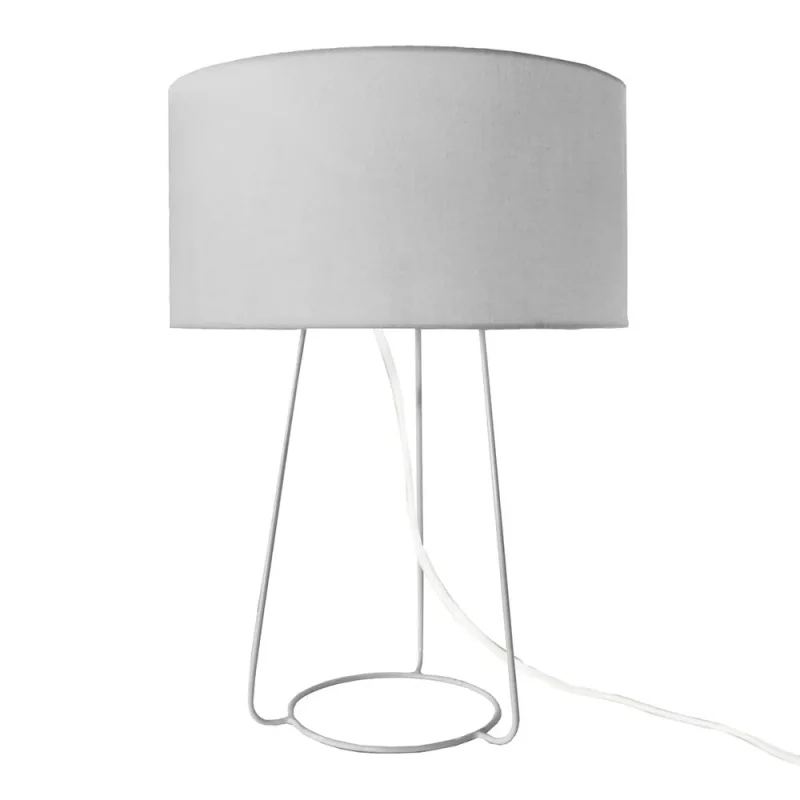 daniel table lamp white wired