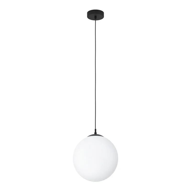 eglo rondo3 black pendant 300mm