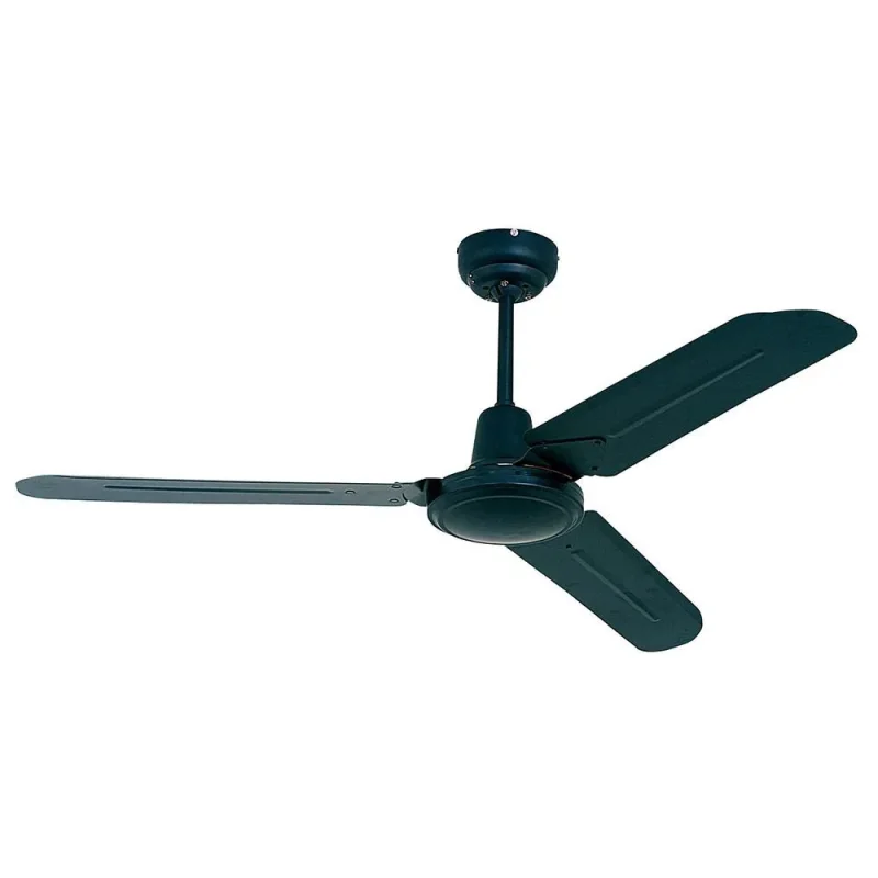 eurolux 1220mm black 3 blade ceiling fan