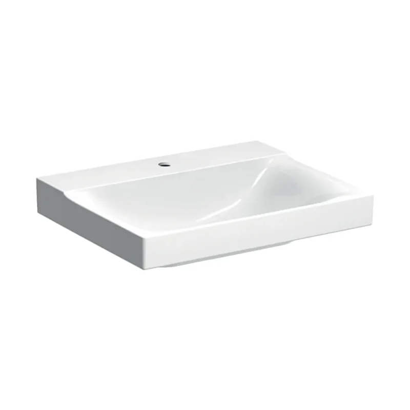 geberit xeno 600mm wall hung basin with central tap hole