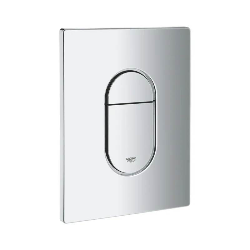 grohe arena cosmopolitan chrome flush push button vertical