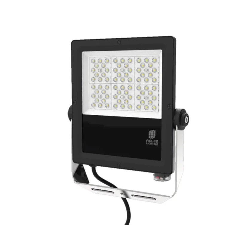 pioled 50w 7500lm emergency floodlight 5700k black