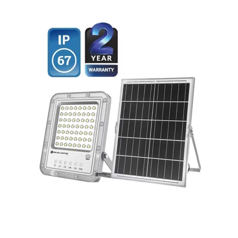 pioled karu 200w solar floodlight w motion sensor 2000lm 4000k