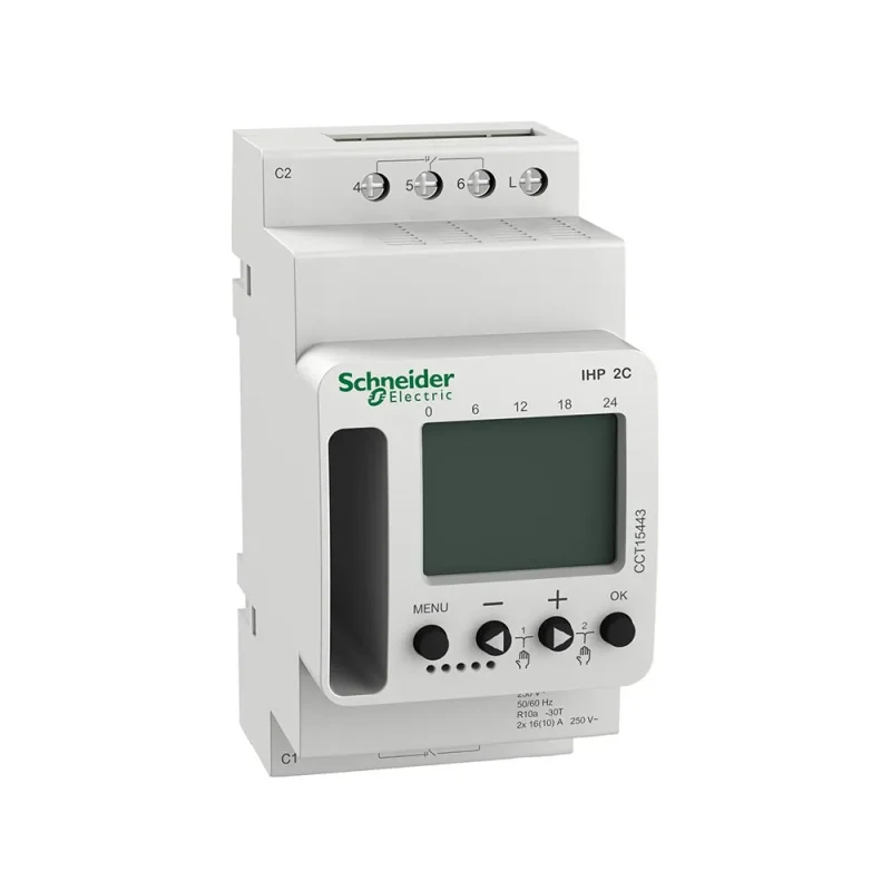 schneider electric acti9 dual channel programmable timer switch ihp