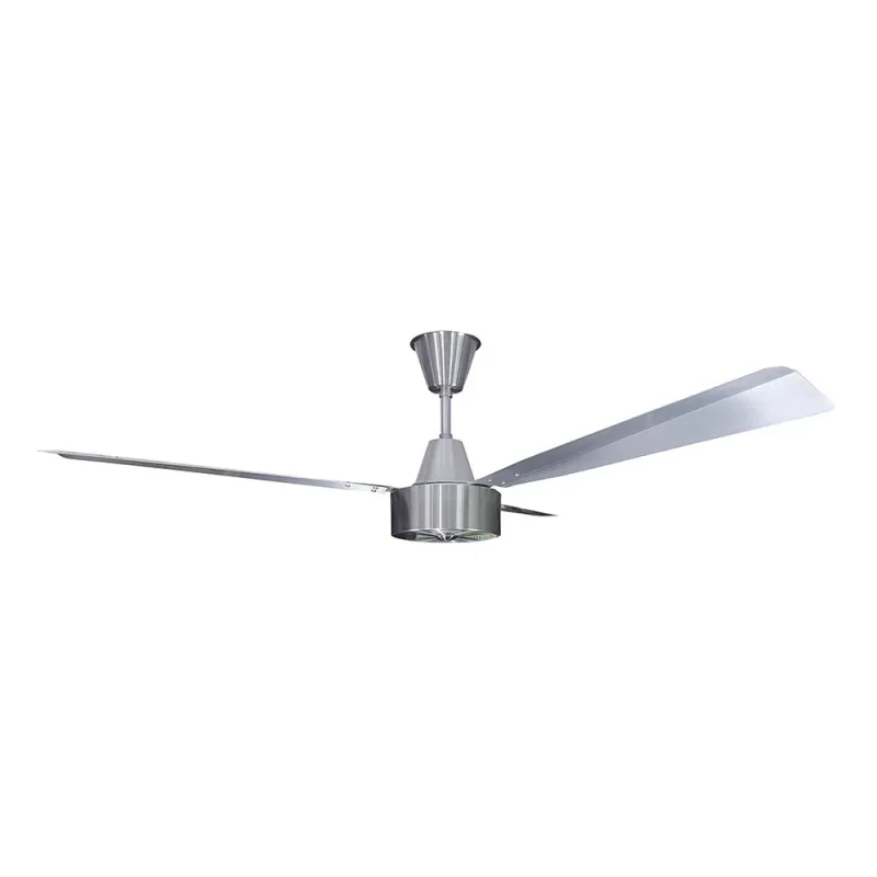 solent maxima 3 blade 1400mm ceiling fan brushed aluminum