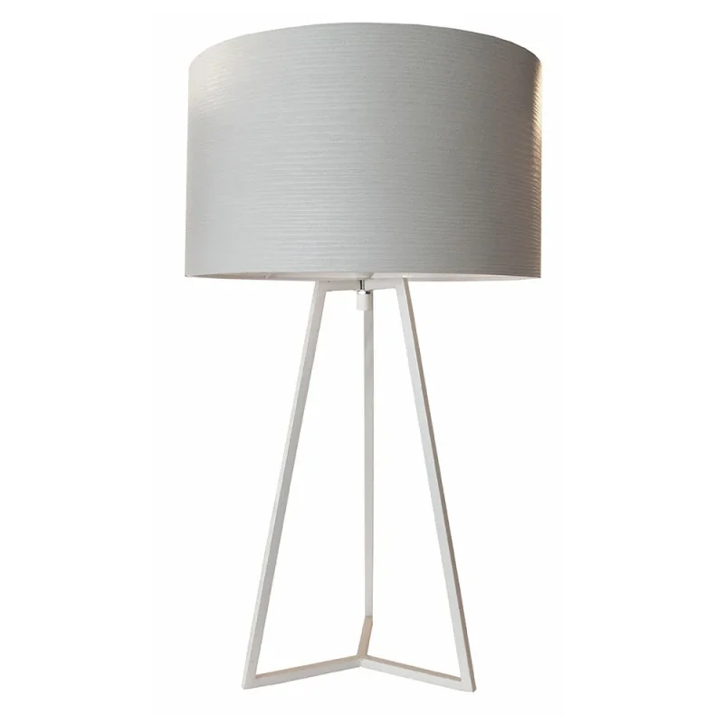 triad square bar table lamp light grey