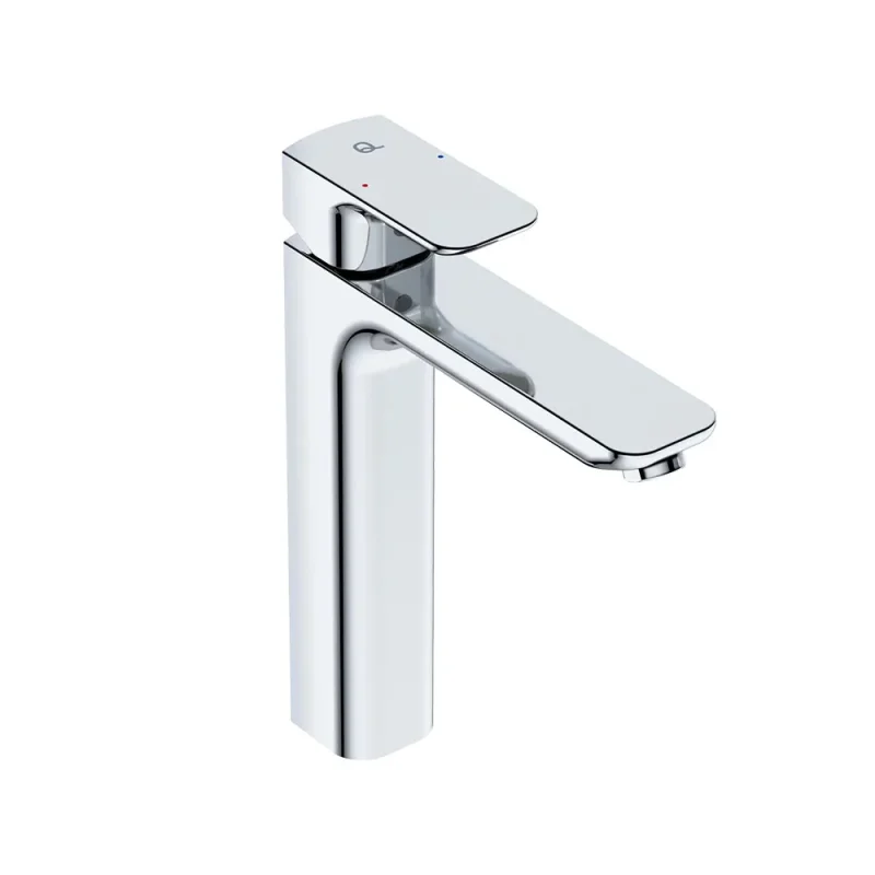 valour high rise chrome basin tap liquidred