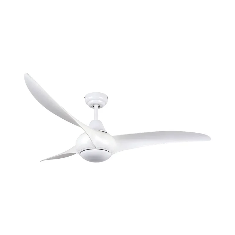 white 3 blade ceiling fan 1320mm w remote white finish