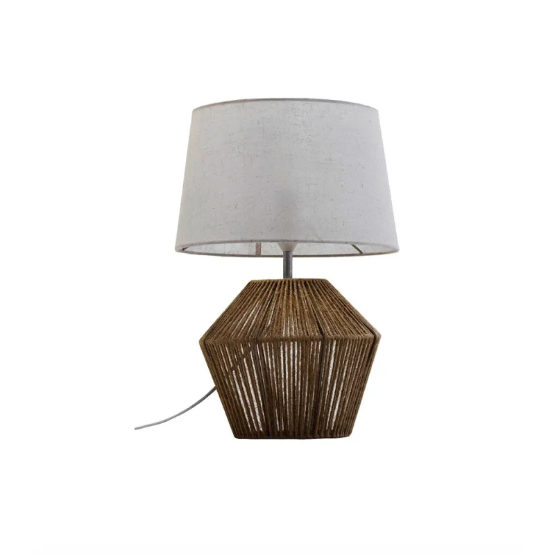 woven ubud table lamp